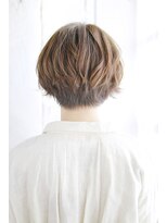 シュシュット(chouchoute)&nbsp;斜めバングデザインカラーシルキーベージュグレージュカラー/168