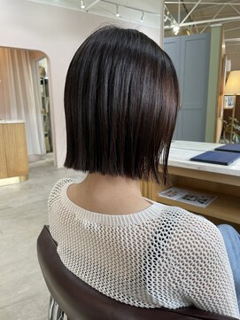 キュオンシア(CUEON. ciea) 切りっぱなしボブ