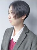 【morio原宿】前下がりハンサムショート　刈り上げ　