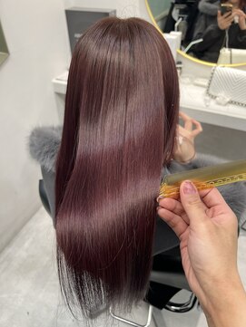 トランス(TRUNS) ケアカラー+髪質改善ULTOWAトリートメント