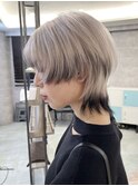 デザインカラー黒髪インナーカラーピンクベージュカラーレイヤー