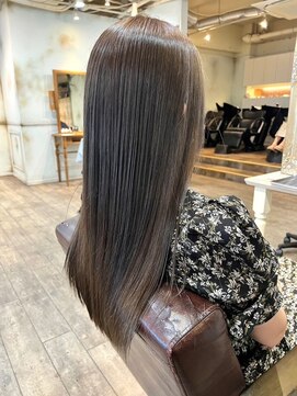 ラファンジュ ヘアー クレオ(Rohange hair Creo) 【Rohange】艶髪ストレート/アッシュベージュ