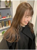 ブリーチなしの、明るめbeige