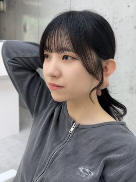 ビューブルー 亀戸錦糸町(VIEW BLUE) ◎ 美髪カールピンクブラウンエアリーロング似合わせ前髪