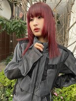 ヘルブラウ ヘアーデザイン(hellblau hair design)&nbsp;Cassis red