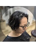 ハンサムショートパーマ