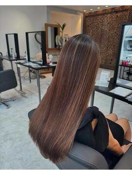 オルメント 天満 南森町(ORL'MENT) 20代30代大人可愛い髪質改善グレージュストレートボブ透明感