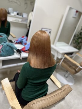 カリーナ(CARINA) 黒染め剥がしブリーチムラ修正/キャラメルブラウン