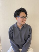 アコーズ ヘア トクシゲ(accord s hair Tokushige)&nbsp;スパイラルパーマ/アップバング