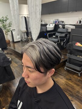 アークス(Ark'ss) メンズ　エンドカラー　韓国風　ブリーチ　グラデーション