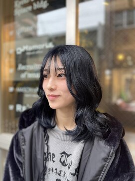 ルフレ 新宿本店1st(Reflet) ブルーブラックカラー/ダブルカラー