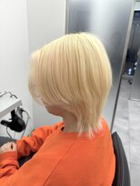 ゴウトゥデイシェアサロン 町田店(GO TODAY SHAiRE SALON)&nbsp;抜きっぱなしブロンド/ショートウルフ【町田】
