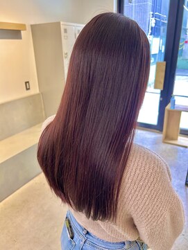 エイト 三軒茶屋店(EIGHT) 【EIGHT sangenjaya 三軒茶屋】ワインレッド /髪質改善/イルミナ
