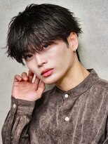 アグ ヘアー ハッチ 砺波店(Agu hair hatch)&nbsp;《Agu hair》毛流れマッシュ【numberA.×BLEACHi】グロス