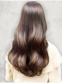 20代30代◎シースルー髪質改善カラーロングヘアブラウン