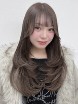 アイトーキョーエス 渋谷(AI TOKYO S) 着物ヘア/ダークアッシュ/ミディアムレイヤーカット/渋谷