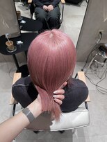 エラ(ere) 春色ハイトーン 1ブリーチピンクカラー ピンクベージュ