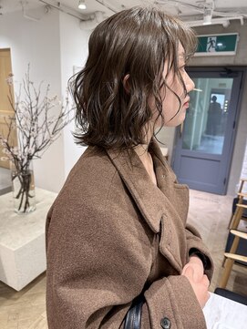 ローレン(LOREN) 透明感髪質改善ベージュダブルカラーミルクティーグレージュ