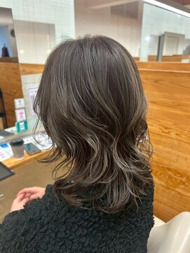 ファースト 長町店(first) オリーブグレージュ/くびれヘア/イルミナカラー