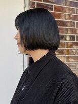 シベルバレー 横浜(sibell)&nbsp;▽ハッシュボブハッシュカット顔周りカット切りっぱなしボブ