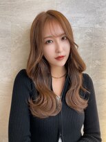 ロンドロゼ 池袋(Lond rose)&nbsp;♪ オリーブグレー/韓国レイヤーカット/マロンベージュ/黒髪/34