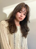 ランプ 代官山(the lamp)&nbsp;ブリーチなしダブルカラーチョコレートブラウンレイヤー春カラー