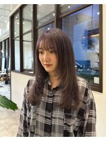 トイズファクトリー(Toys Factory)&nbsp;伸ばしかけでも重くない。顔周りレイヤーで抜け感♪