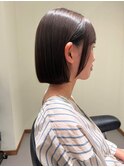 ボブ/切りっぱなし/顔周りカット/30代40代50代/小倉美容室
