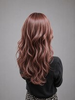 ソラヘアー(SORA hair) 艶感ピンクベージュ×韓国風ロングウェーブ 10代20代30代