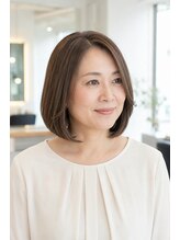 ブレス 小阪店(brace)&nbsp;白髪ぼかしボブ