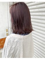 ブルー(BLUE)&nbsp;#BLUE 鎖骨下外ハネボブ