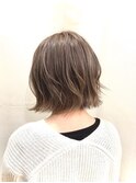 【東中野美容室ブロッサム/切りっぱなしボブ/外ハネ】