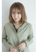 ナチュラルミディアムボブ