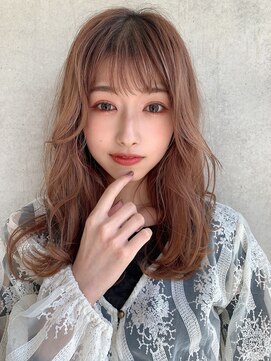 ユナイテッド 横浜(UNITED) ミルクティベージュロングウェーブ