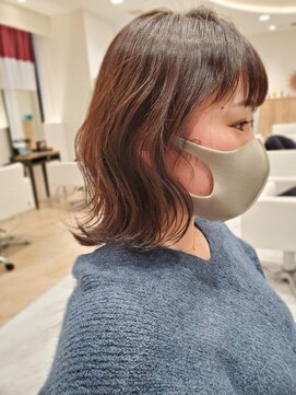 コーゾーギンザ 上野御徒町店(KOZO GINZA) 10代20代/ミディアムボブ/ラフウェーブ