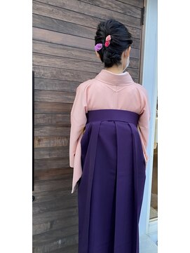 クブヘアー(kubu hair) 《クブヘアー》袴着付け