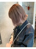 20代30代40代/外ハネボブ大人かわいいベージュカラー！