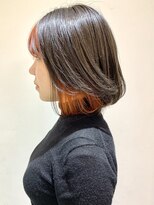 フォーク FOLK 【FOLK】インナーカラー♪オレンジ ダークグレージュ