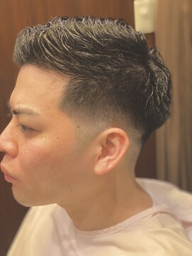 ヒロギンザ 御徒町店(HIRO GINZA) ミドルフェード ビジネスショート