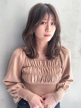 アイティー バイ アルバム 浦和店(IT by ALBUM) レイヤーカット_アースカラーくびれヘアツートンカラー_9105