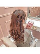 グルーヴ グルーヴ フェエリー(groove groove feerie)&nbsp;愛情たっぷりハートハーフツイン【新宿歌舞伎町ヘアメイク】