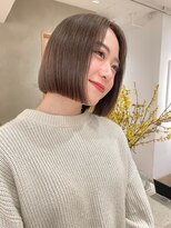 ローレン(LOREN)&nbsp;ミルクティーベージュぷつっとボブケアブリーチ