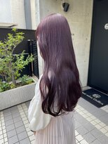 ヘアサロン ガリカ 表参道(hair salon Gallica) 【mami】艶髪大人ラベンダーココア/ブリーチなしダブルカラー