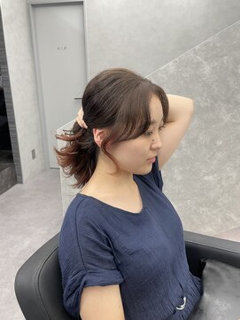 ファイブバイジエクト 堀江(FIVE by The Ect) 後れ毛カラー　裾カラー　グラデーションカラー