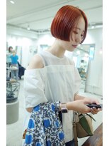 ウォーター 表参道(WATER) 【WATER】ショートカット カラー ミニボブ/表参道.南青山