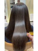 【大人のツヤ髪】ロングヘア オリーブ 髪質改善