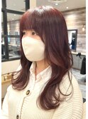 【藤田】レイヤーカット/ピンクブラウン