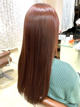 アズール 草加(azule) 髪質改善カラー　レッドブラウン