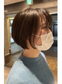 【上條実織】コンパクトなショートボブ