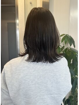 アリスバイアフロート 自由が丘(ALICe by AFLOAT) オリーブグレージュ/くびれミディ／レイヤーカット/自由が丘